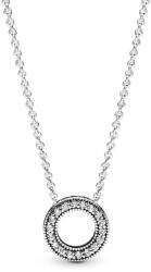 Pandora logós és szívecskés collier nyaklánc (397436CZ-45)