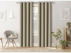  Függöny OXFORD 140x250 cm, világos olívazöld Felfüggesztés: Fém gyűrűk