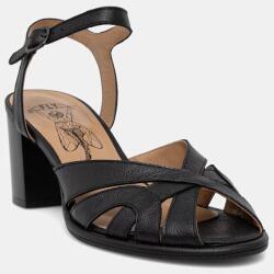 Fly London bőr szandál sarokkal MEBU450FLY - fekete Női 41