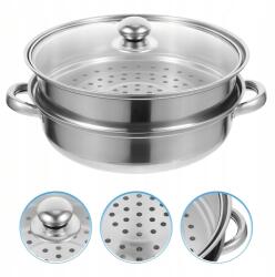 Klausberg Pároló Edény Pároló 2L Fazék Indukciós Gáz Edények (KB-7142)