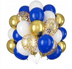  Luficsokor kék arany konfetti 30cm 30db