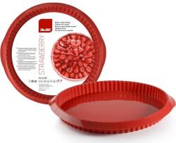 ibili Szilikon tortaforma 28x3 cm vörös - Ibili (875228)