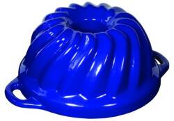 Český Smalt Lapos vas öntött zománcos süteményforma Sophie süti GOURMETINA 22 cm - Éjszakai kék - Český Smalt (2030.11.40)