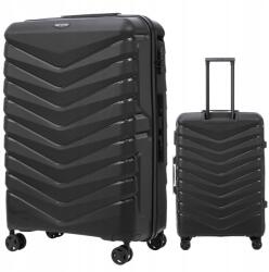 Wings Nagy méretű bőrönd Feladott poggyász Wings Phoenix 2.0 Black kemény (PHX02-L-BLack)