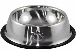  Acél kutya-macska tál Króm csúszásgátló L 20 cm 700 ml (73239300)