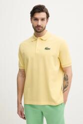 Lacoste pamut póló - sárga S