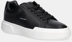 Calvin Klein bőr sportcipő CHUNKY CUPSOLE LACEUP LTH - fekete Női 40
