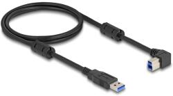 Delock USB 5 Gbps kábel A-típusú apa - B-típusú apa 90 jobbra hajlítva 1 m (81108) (81108) (81108)