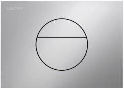 Laufen Ineo Sunrise kettős öblítésű WC nyomólap, matt króm H9001120070001 (H9001120070001)