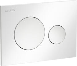 Laufen Ineo Moon kettős öblítésű WC nyomólap, fehér H9001140000001 (H9001140000001)