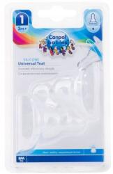 Canpol babies Szilikon etetőcumi, kerek, 3m+, 2 db (18/115)