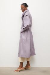 ANSWEAR női bőr kabát NINA Unscripted kollekció - lila XS/S