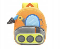 Kakoo Óvodai Hátizsák Fiú Hátizsák Plüss Óvodai Kotrógép