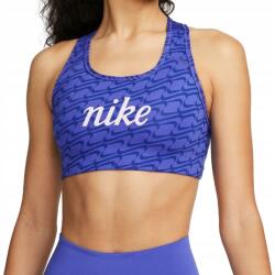 Nike Sportmelltartó kék Top Nike Dri-FIT Swoosh DQ5121-430 méret M (DQ5121-430)