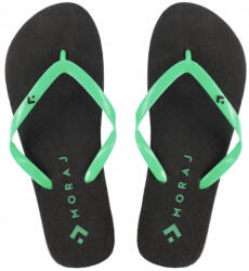Moraj Flip-flop papucs Női strand úszómedence Moraj fekete zöld 36-37 (7659)