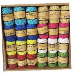 Adar Papír Zsinór Csomagoláshoz 10M 8 Szín (24DB)