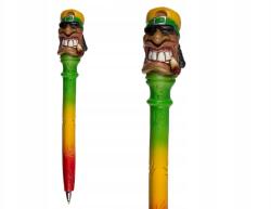  Golyóstoll Rastaman Marycha Rasta Reggae Csavart (B29/2948)