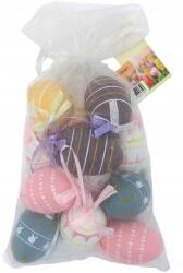 Livarno Színes húsvéti tojások szalagokkal 12 db Livarno home (465870)