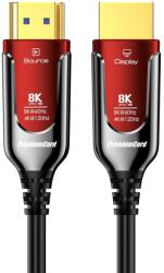 PremiumCord Ultra High Speed Hdmi 2.1 optikai kábel 8K 60Hz, 5m (kphdm21r05)