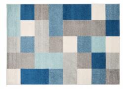 Dywany Chemex Szőnyeg Fríz 180x270 Divatos Színes Pasztell c574b (C574B GRAY/TURQUOIS)