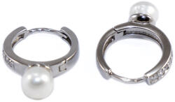 Ékszershop Gyöngyös köves karika fülbevaló (2186405)