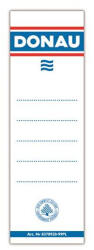 Donau Cserecímke, iratrendezőhöz, kétoldalas, 48x153mm, DONAU, fehér, 20db/cs (8370920-09PL) - tonerpiac