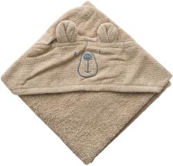  Prosop de baie pentru copii cu gluga MILO 75x75 cm, bej Prosop