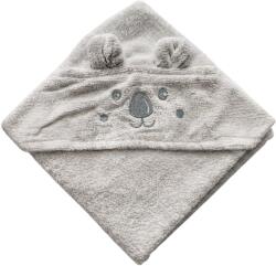  Prosop pentru copii cu gluga KODA 75x75 cm, gri Prosop