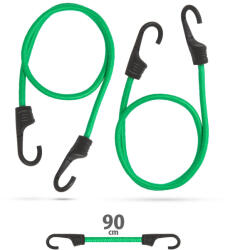  Professzionális gumipók szett - zöld - 90 cm x 8 mm - 2 db / szett (GL55761C)