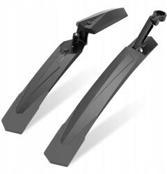  Kerékpár Sárvédő 26/28 Pro Kerékpárhoz Első+hátsó Szett Mtb Fekete (RKT02000)