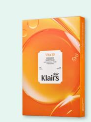 Dear, Klairs Mască pentru față cu vitamine pentru luminozitate Vita 10 Radiance Sheet Mask - 25 ml * 5 buc Masca de fata