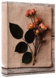  Fotóalbum 19x25 cm Könyvkötésű 200 Darab 10x15 cm-es Fotóhoz Rózsa (AAE894)