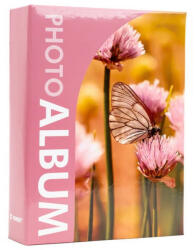  Fotóalbum 17x22, 5 cm Ragasztott 200 Darab 10x15 cm-es Fotóhoz Rózsaszín (AAE892)