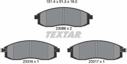TEXTAR Fékbetét készlet TEXTAR 2308602 for MITSUBISHI (2308602)