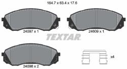 TEXTAR Fékbetét készlet TEXTAR 2459701 for KIA, HYUNDAI (2459701)