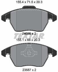 TEXTAR Fékbetét készlet TEXTAR 2469601 for AUDI, SEAT, SKODA, VW (2469601)