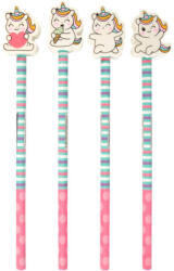  Stylex ceruza, unikornis radírral, 4-féle (42148)