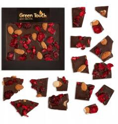 Green Touch 72% étcsokoládé cseresznyével és mandulával (SŁOD_44)