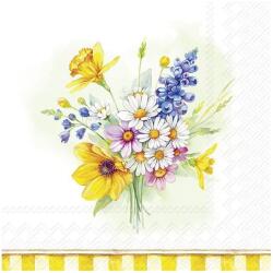IHR Tavaszi virágos szalvéta - 25x25 cm - Spring time Bloom IHR (FR-C1101729)