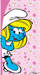 Mister Licence Hupikék törpikék Floral Fun fürdőlepedő, strand törölköző 70x140cm (Fast Dry) FML374770 (FML374770)