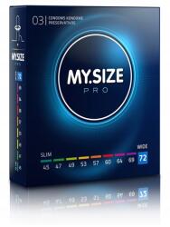 My Size Pro Condoms óvszer 72mm 3db