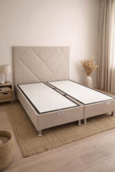 Livora Livora Begonya Natur Ágyneműtartós Ágykeret - 160x200 cm - Beige