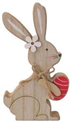  Figurina iepuras+ou lemn pentru decoratiuni Paste (065938)
