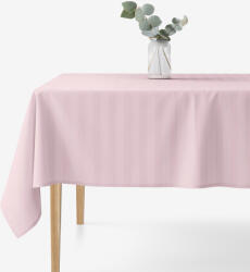Goldea ünnepi damaszt szögletes terítő - régi rózsaszínű csíkos 140 x 220 cm