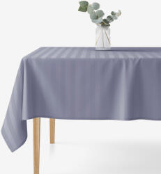 Goldea ünnepi damaszt szögletes terítő - sötétszürke csíkos 120 x 160 cm