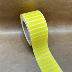  62x10mm termál transzfer címke 5000 db/76gy + TÓNUS citrom