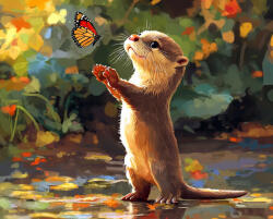 Alkotásutca Szárny és tappancs - Számfestő készlet kereten 40x50