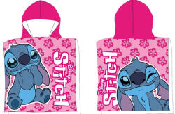  Disney Lilo és Stitch, A csillagkutya Pink Wink strand törölköző poncsó 50x100 cm (Fast Dry) (MSL702447) - szukits