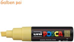uni Marker varf 8 mm UNI Posca PC-8K galben pai