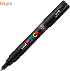 uni Marker varf 0.7 mm UNI Posca PC-1M negru